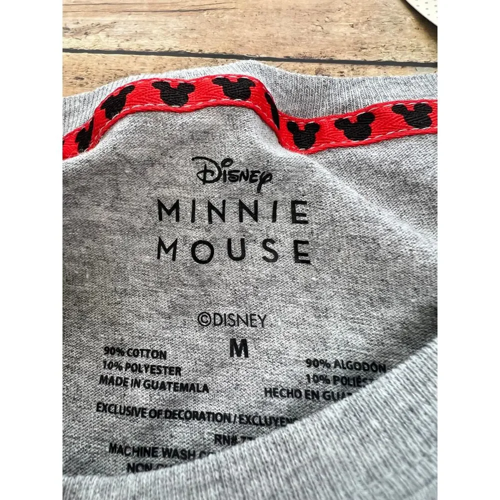 NWT Disney Classic Minnie Gray Tshirt Medium - Picture 3 of 4